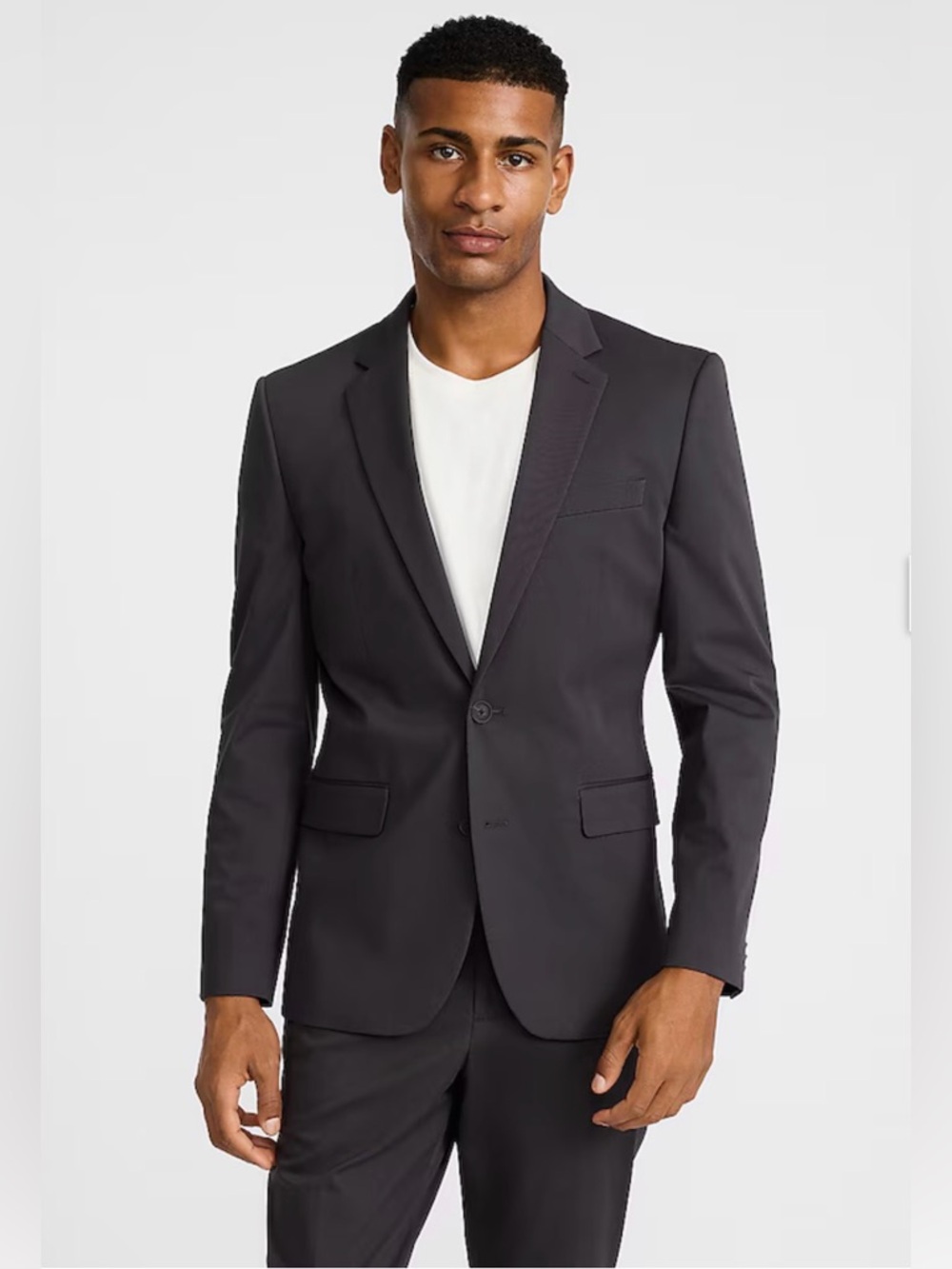 NWT EXPRESS GRAY $298 EXTRA SLIM MODERN TECH SUIT JACKET SZ 40S